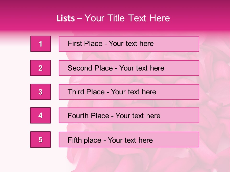 Red Message Blank PowerPoint Template