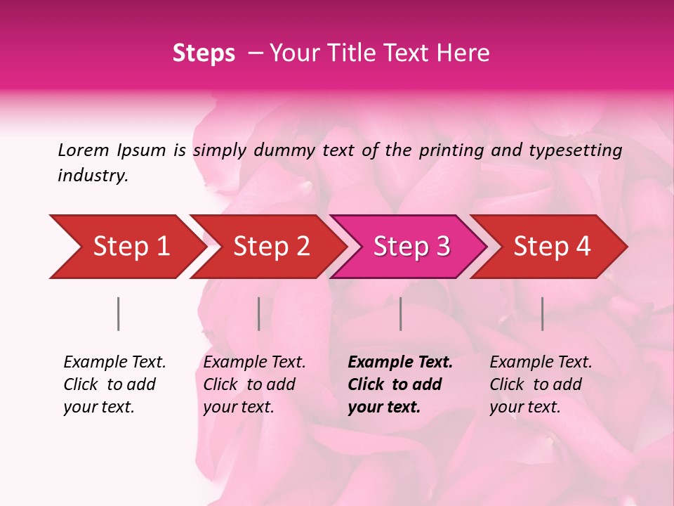 Red Message Blank PowerPoint Template
