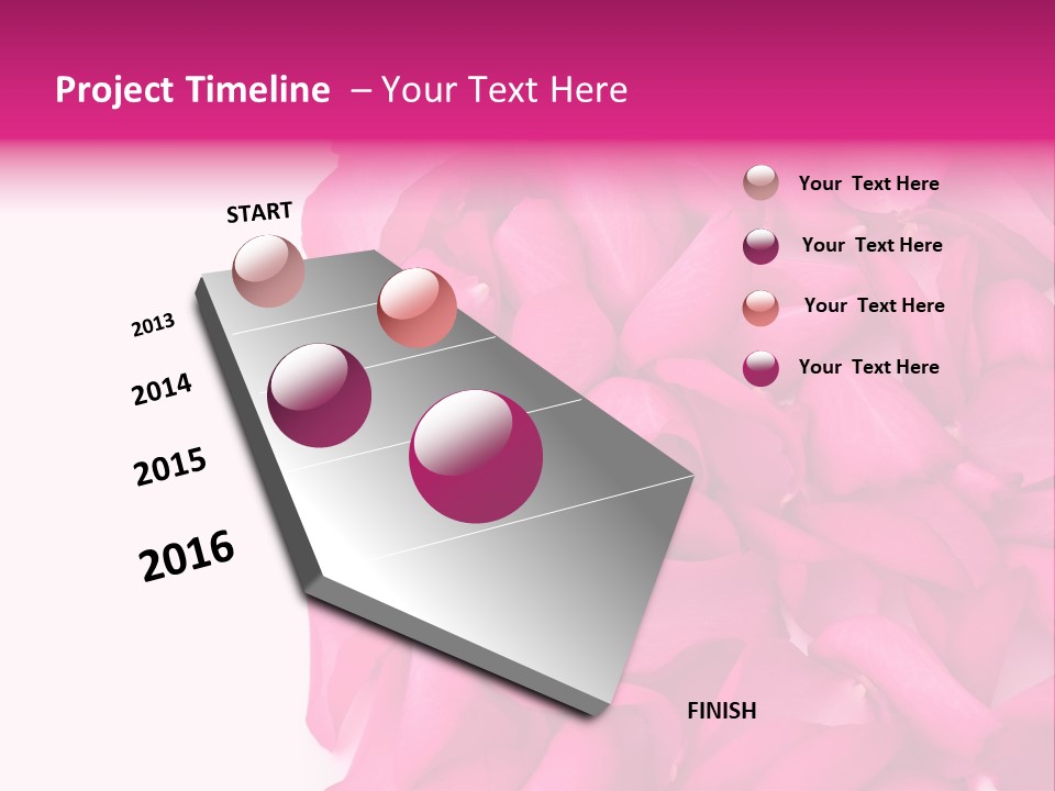 Red Message Blank PowerPoint Template