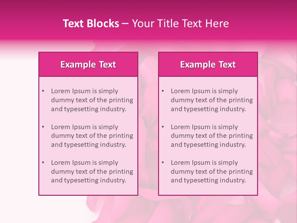Red Message Blank PowerPoint Template