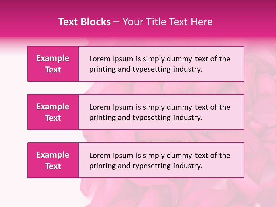 Red Message Blank PowerPoint Template