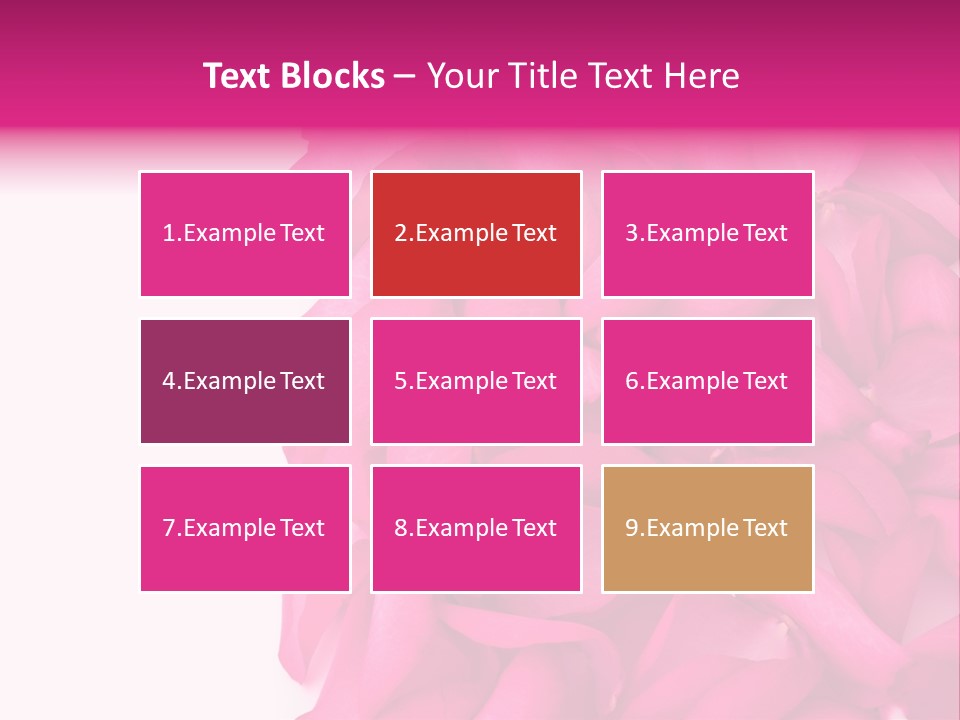 Red Message Blank PowerPoint Template