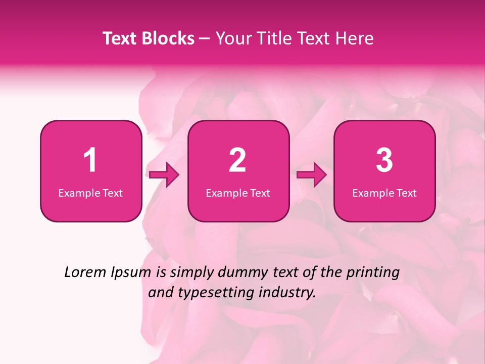 Red Message Blank PowerPoint Template