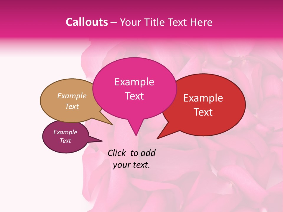 Red Message Blank PowerPoint Template