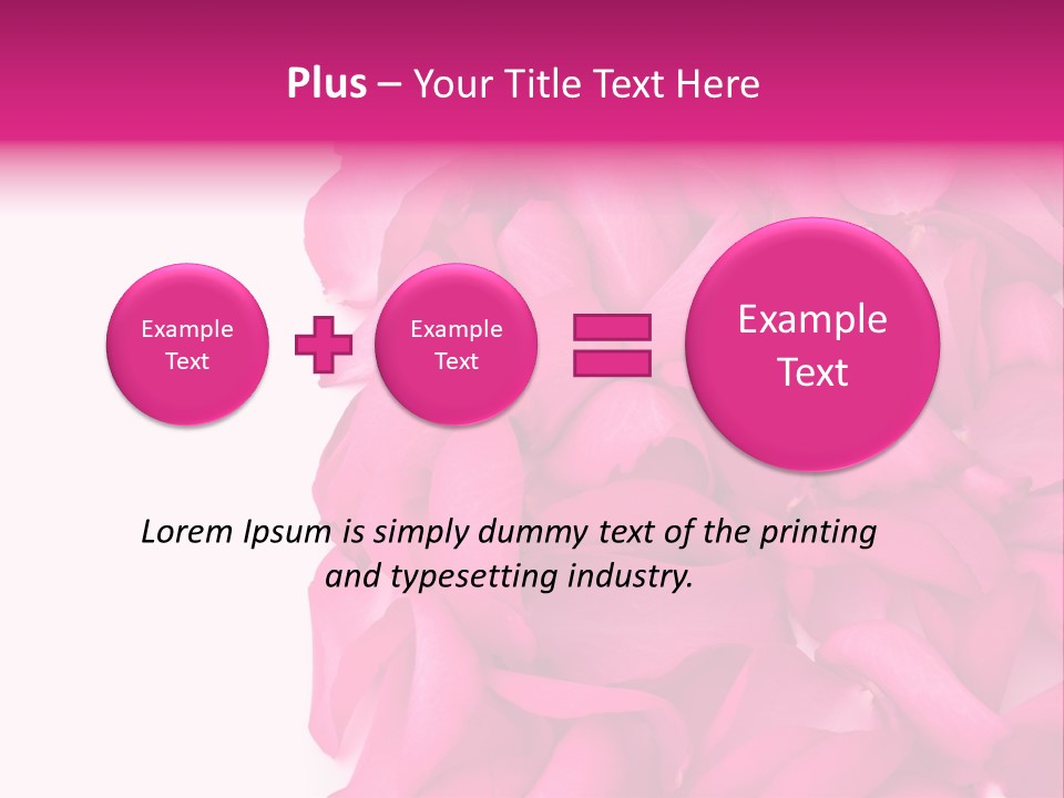 Red Message Blank PowerPoint Template