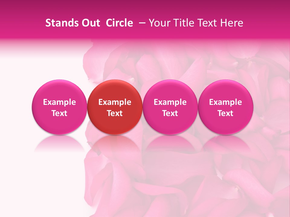 Red Message Blank PowerPoint Template