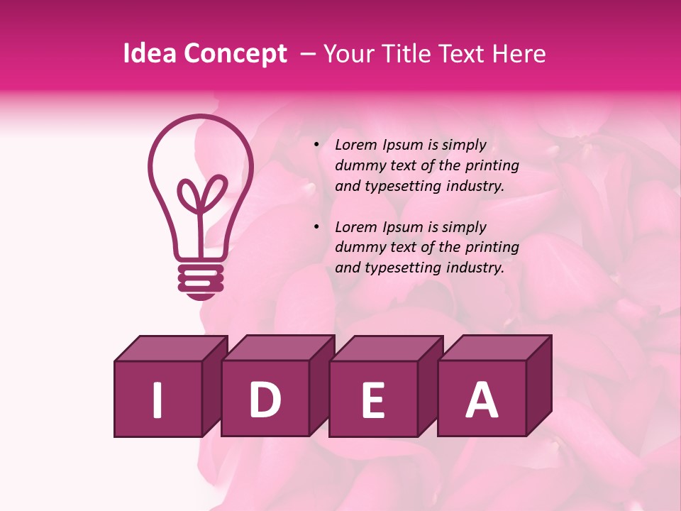 Red Message Blank PowerPoint Template