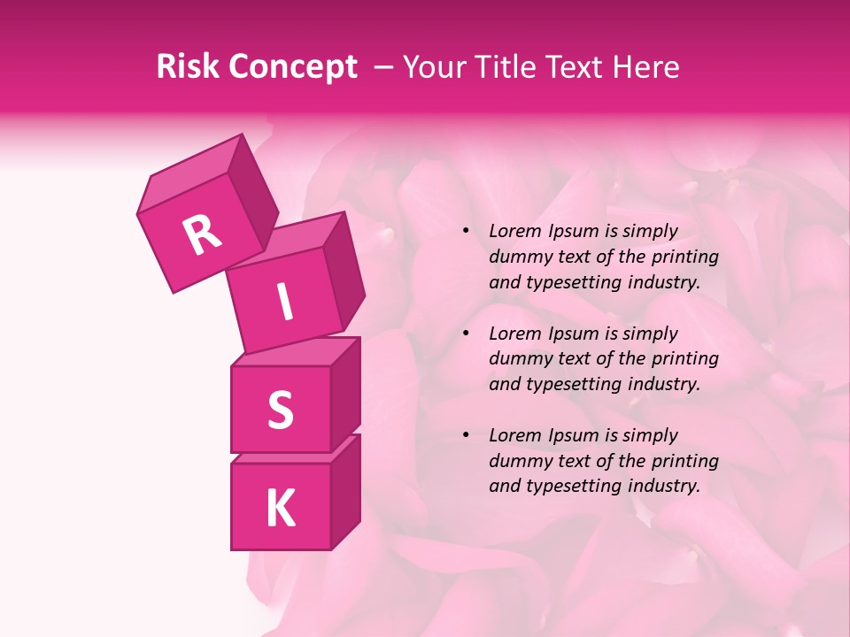 Red Message Blank PowerPoint Template