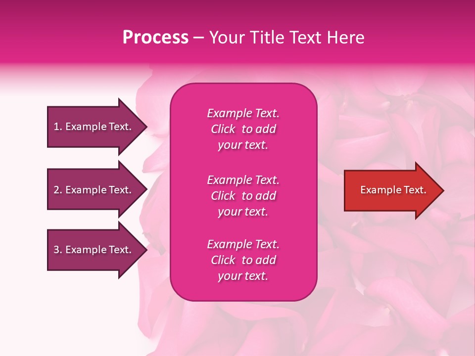 Red Message Blank PowerPoint Template