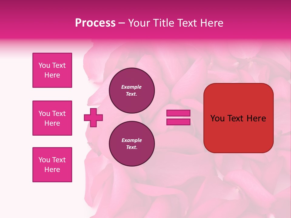 Red Message Blank PowerPoint Template