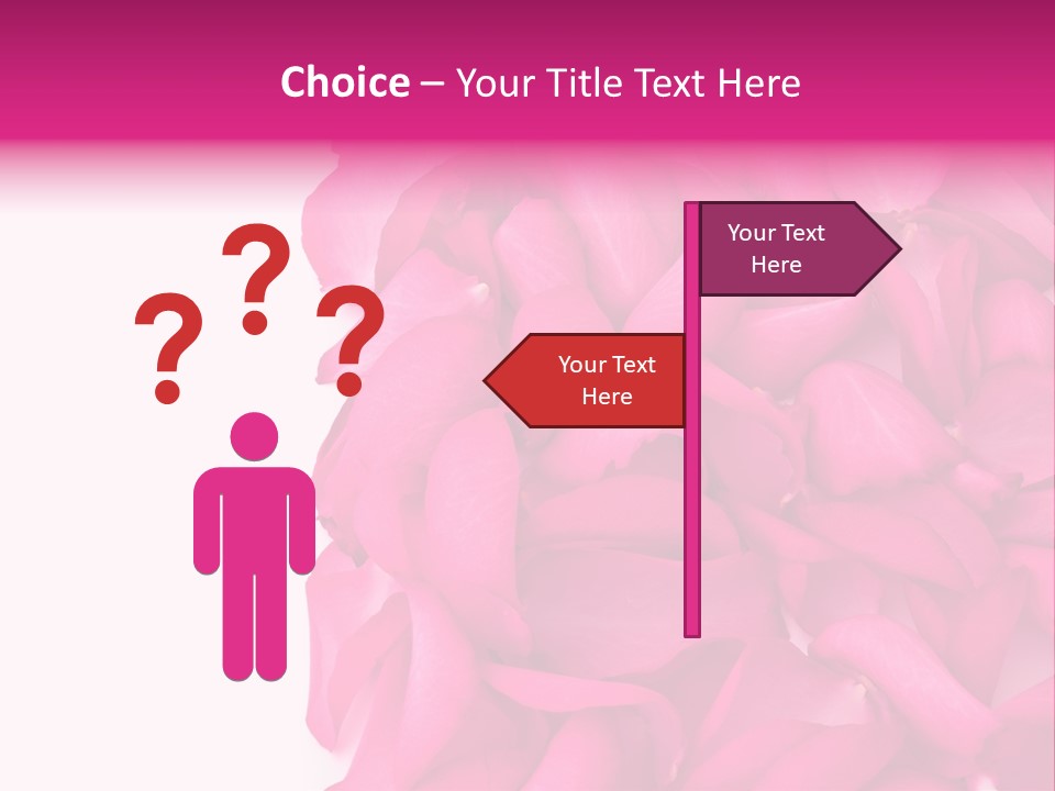 Red Message Blank PowerPoint Template