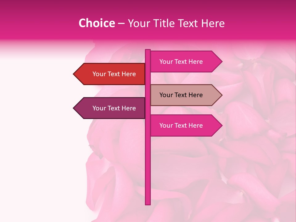 Red Message Blank PowerPoint Template