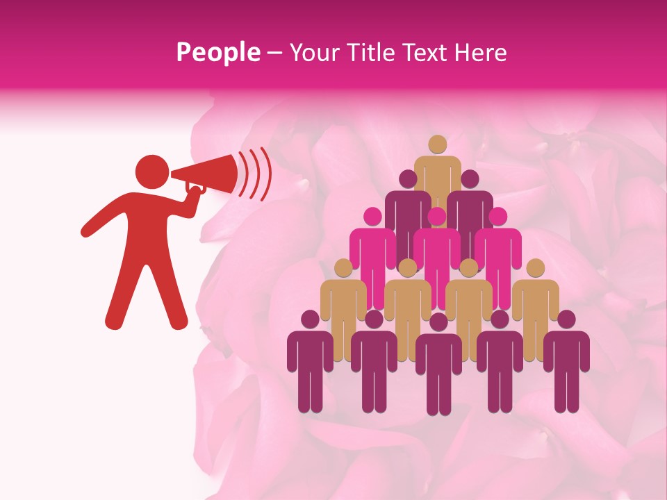 Red Message Blank PowerPoint Template