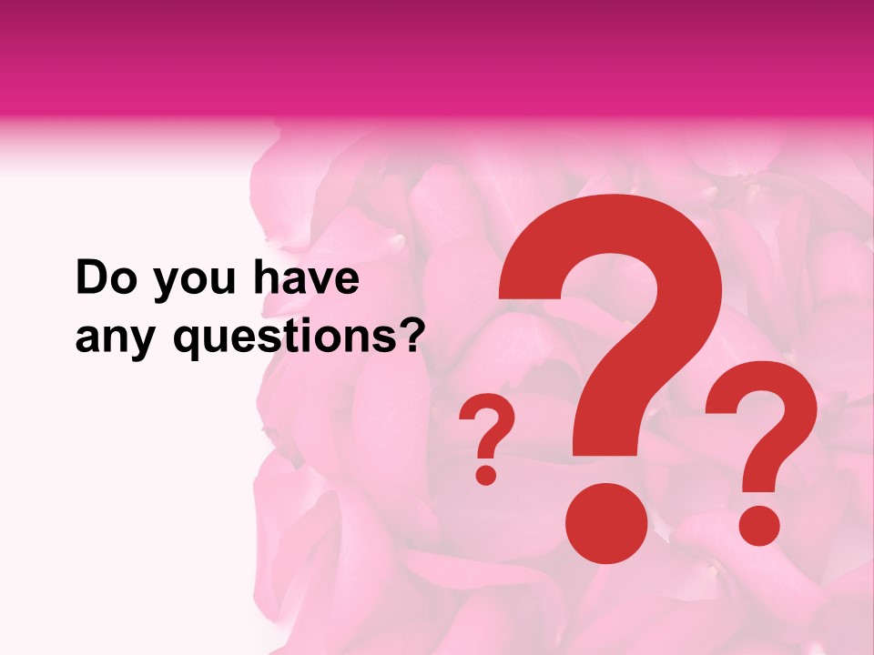 Red Message Blank PowerPoint Template