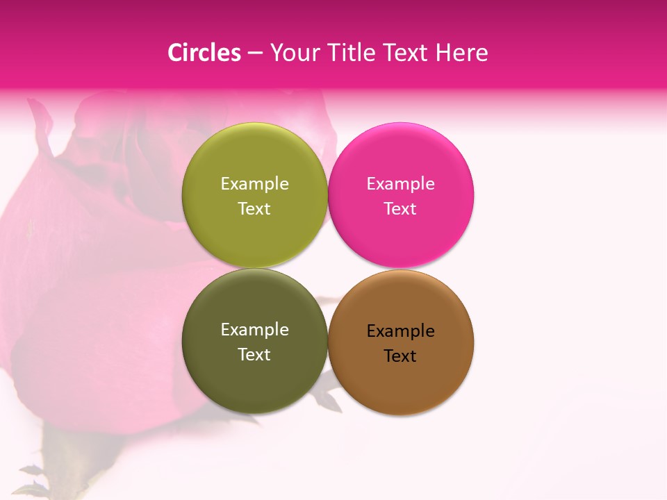 Blossom Wine Valentine PowerPoint Template