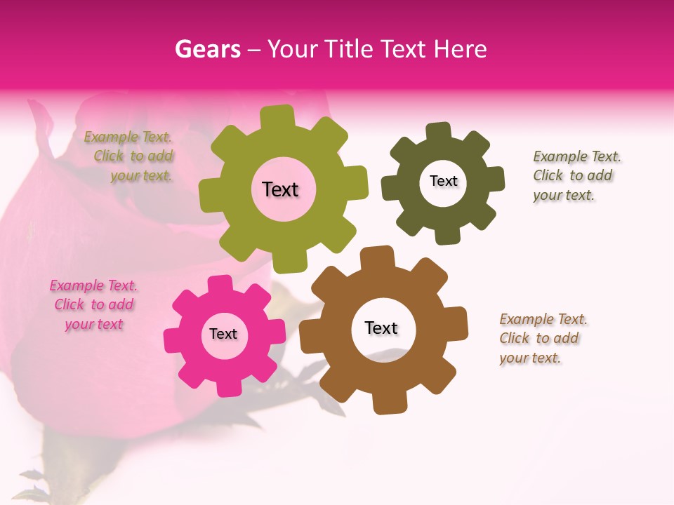 Blossom Wine Valentine PowerPoint Template