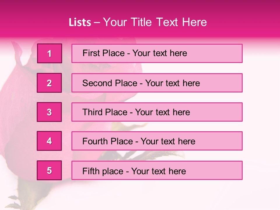 Blossom Wine Valentine PowerPoint Template