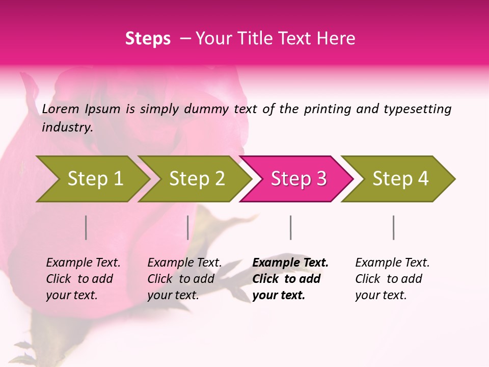 Blossom Wine Valentine PowerPoint Template