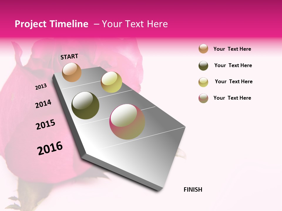 Blossom Wine Valentine PowerPoint Template