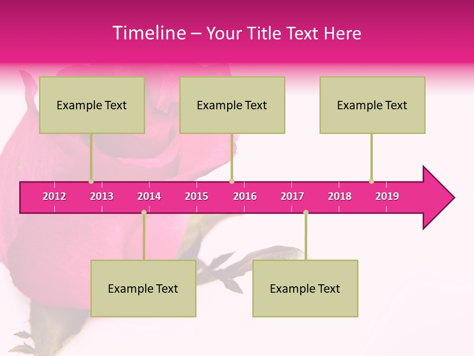 Blossom Wine Valentine PowerPoint Template