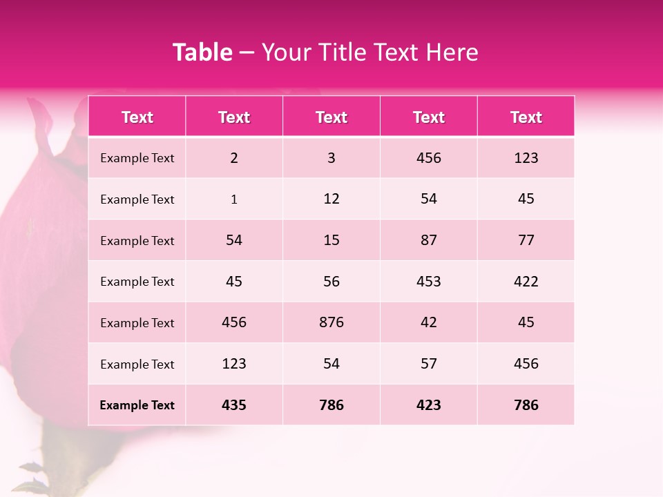 Blossom Wine Valentine PowerPoint Template