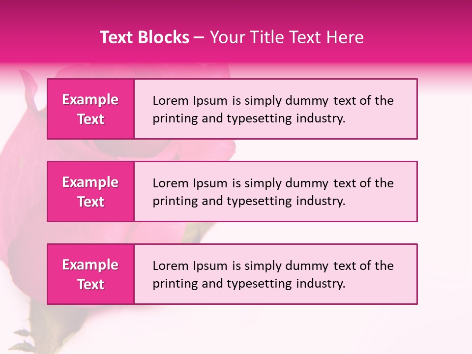 Blossom Wine Valentine PowerPoint Template