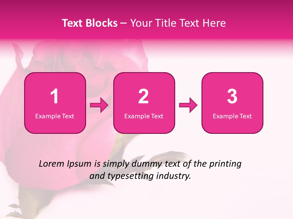 Blossom Wine Valentine PowerPoint Template