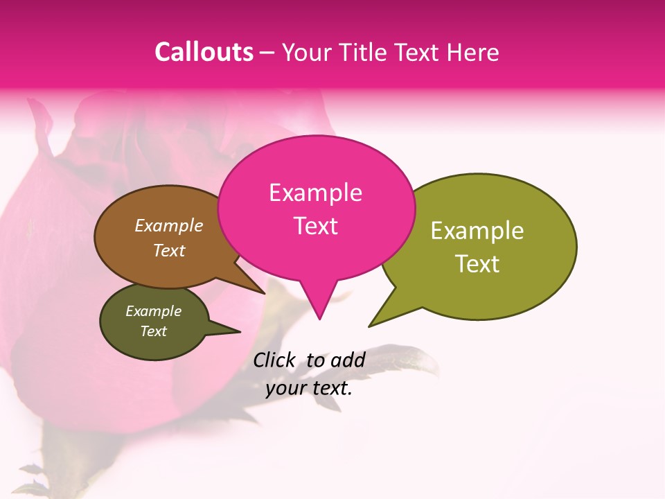 Blossom Wine Valentine PowerPoint Template