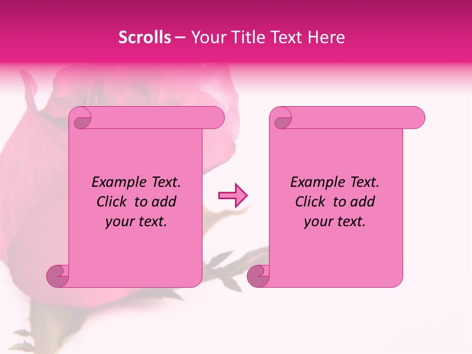 Blossom Wine Valentine PowerPoint Template