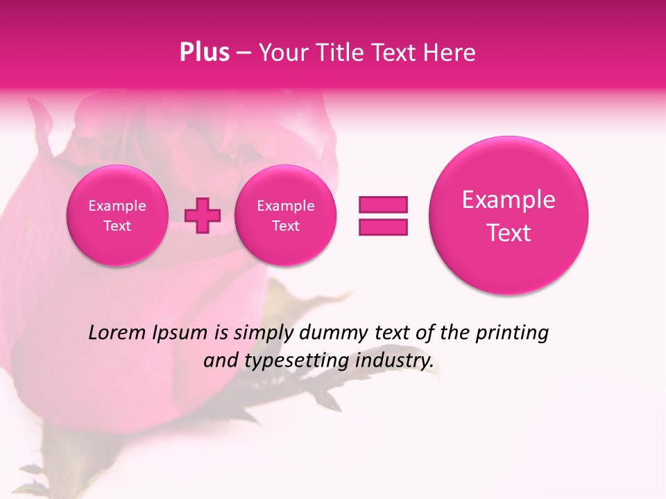 Blossom Wine Valentine PowerPoint Template