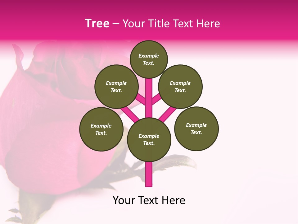 Blossom Wine Valentine PowerPoint Template