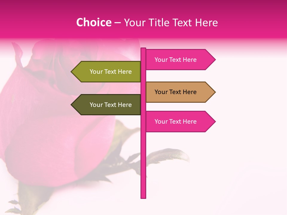Blossom Wine Valentine PowerPoint Template