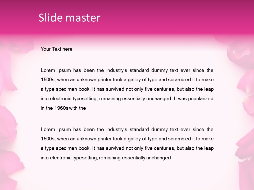 Beauty Event Gift PowerPoint Template