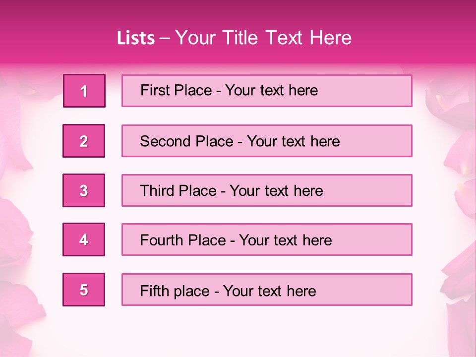 Beauty Event Gift PowerPoint Template
