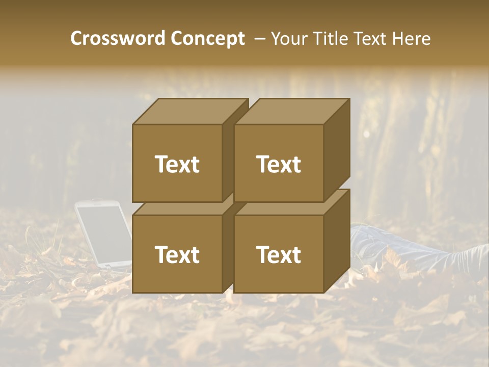 People Foliage Cute PowerPoint Template