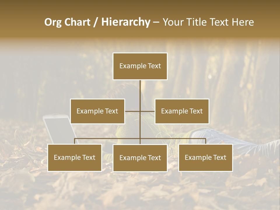 People Foliage Cute PowerPoint Template