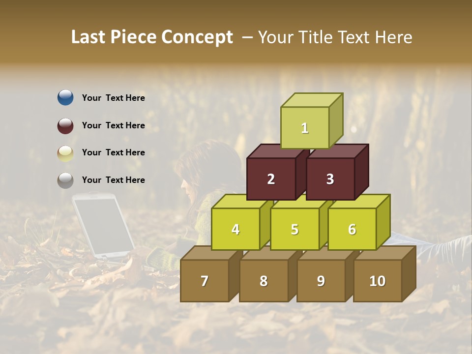 People Foliage Cute PowerPoint Template