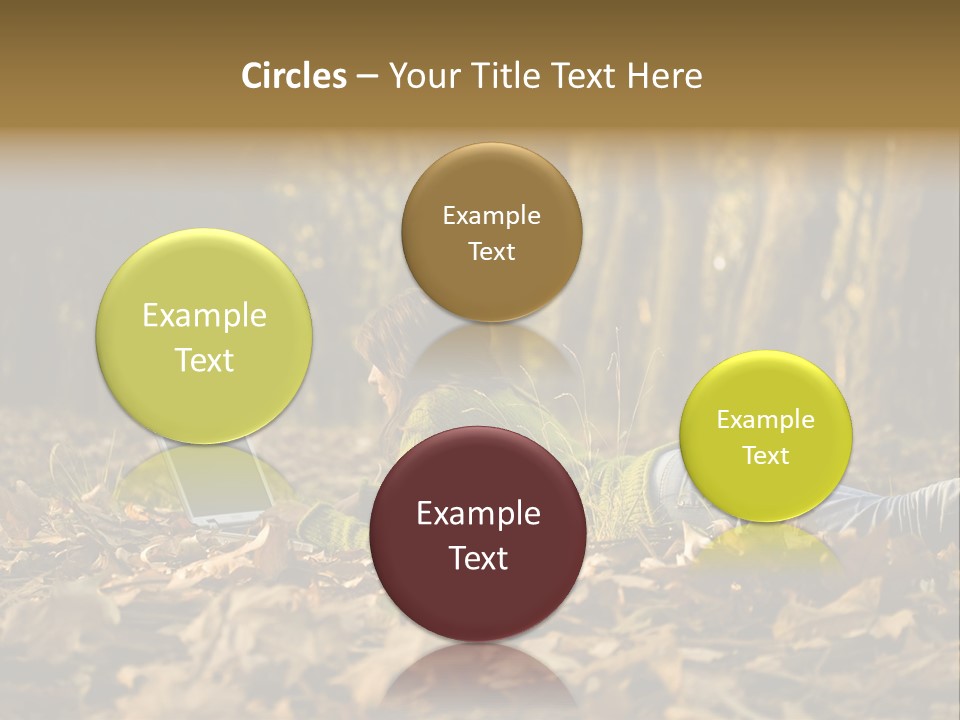 People Foliage Cute PowerPoint Template