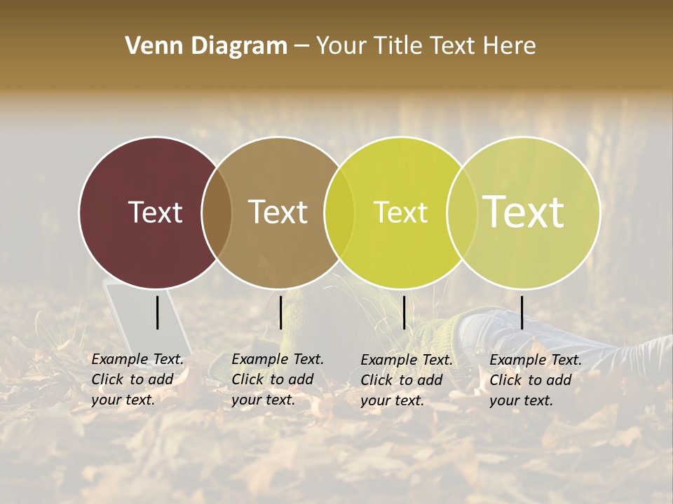 People Foliage Cute PowerPoint Template