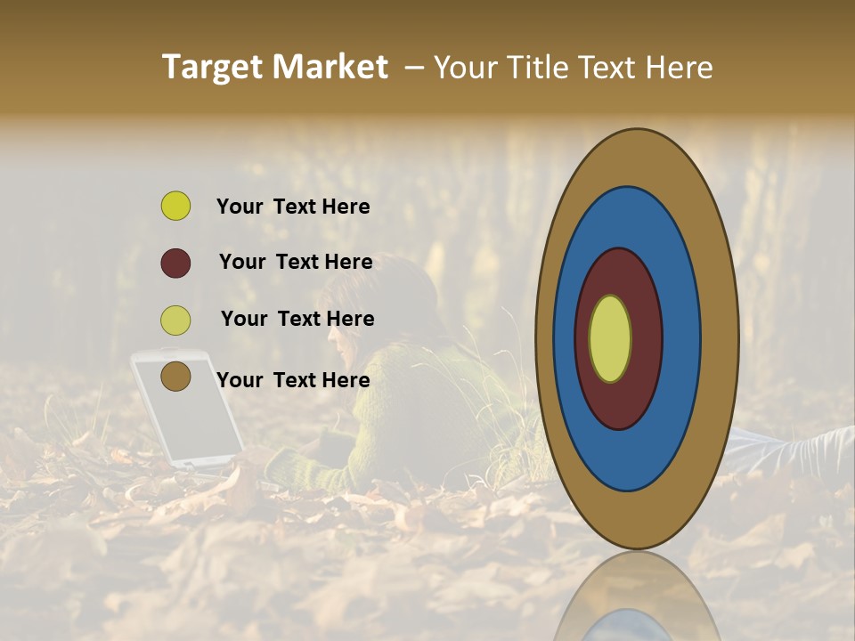 People Foliage Cute PowerPoint Template