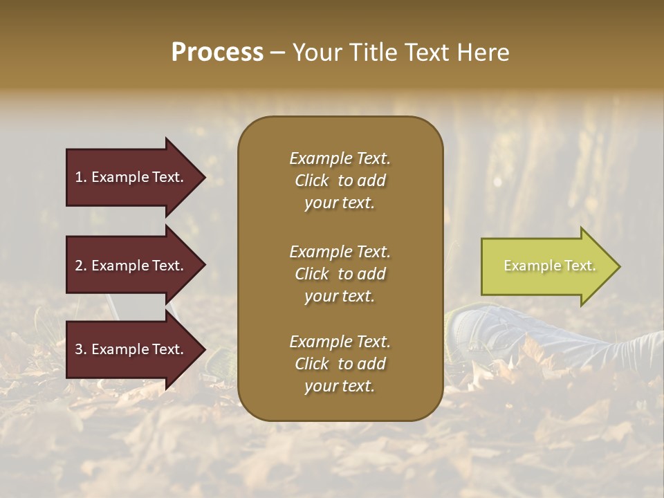 People Foliage Cute PowerPoint Template