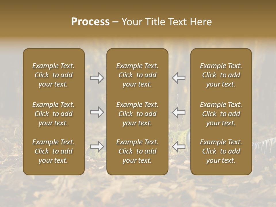 People Foliage Cute PowerPoint Template