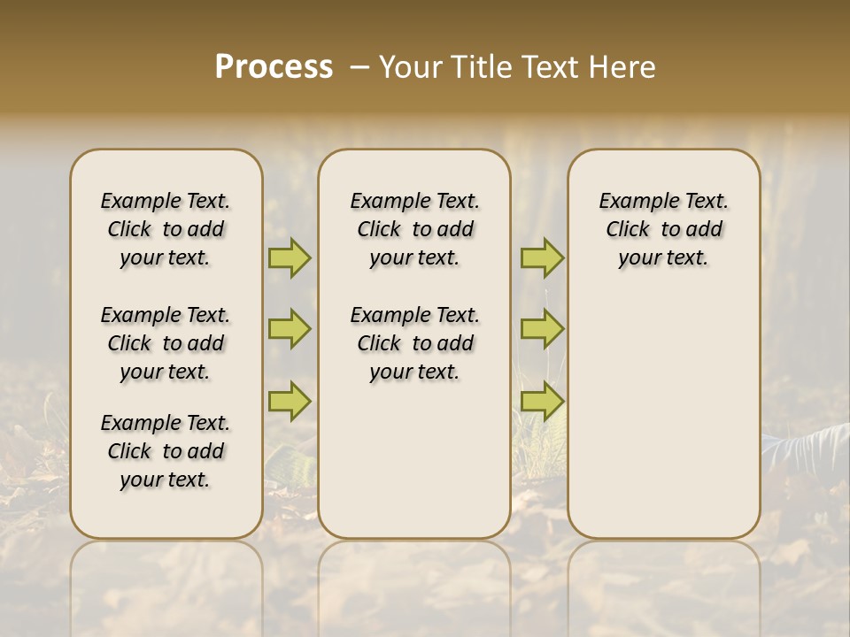 People Foliage Cute PowerPoint Template