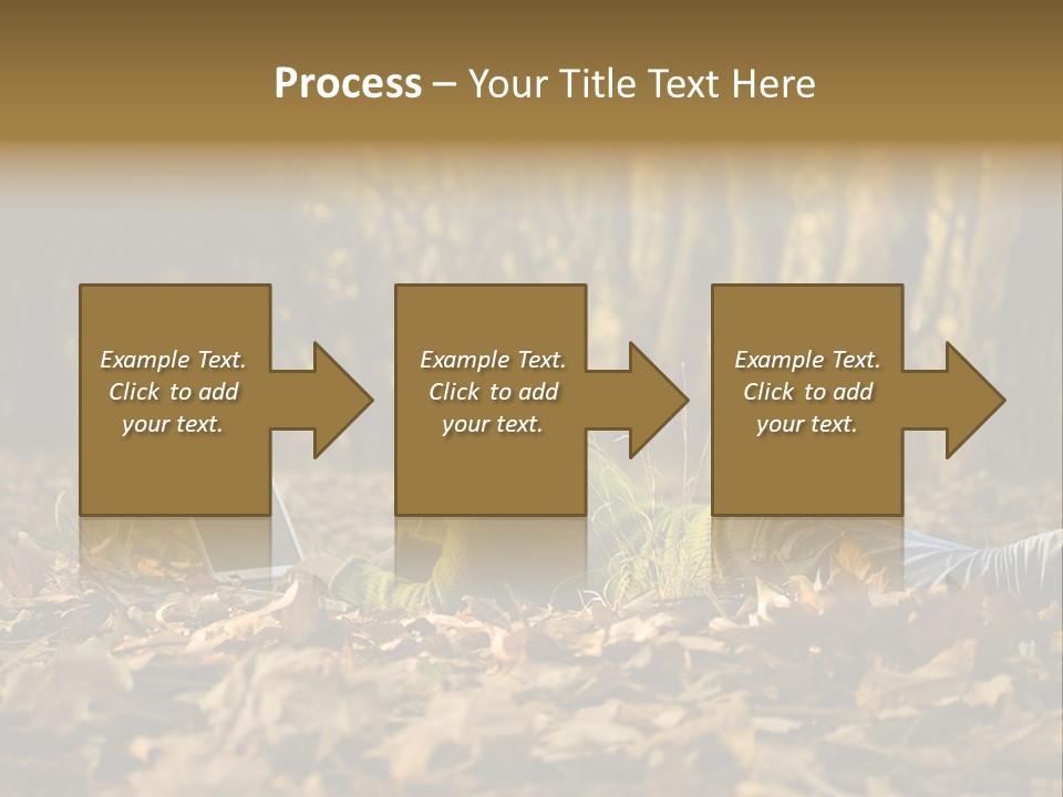 People Foliage Cute PowerPoint Template