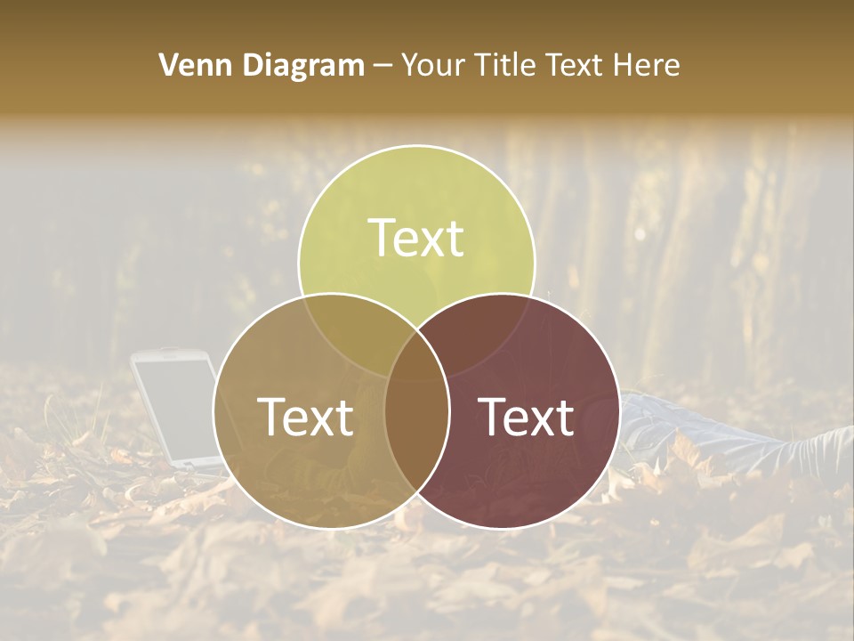 People Foliage Cute PowerPoint Template