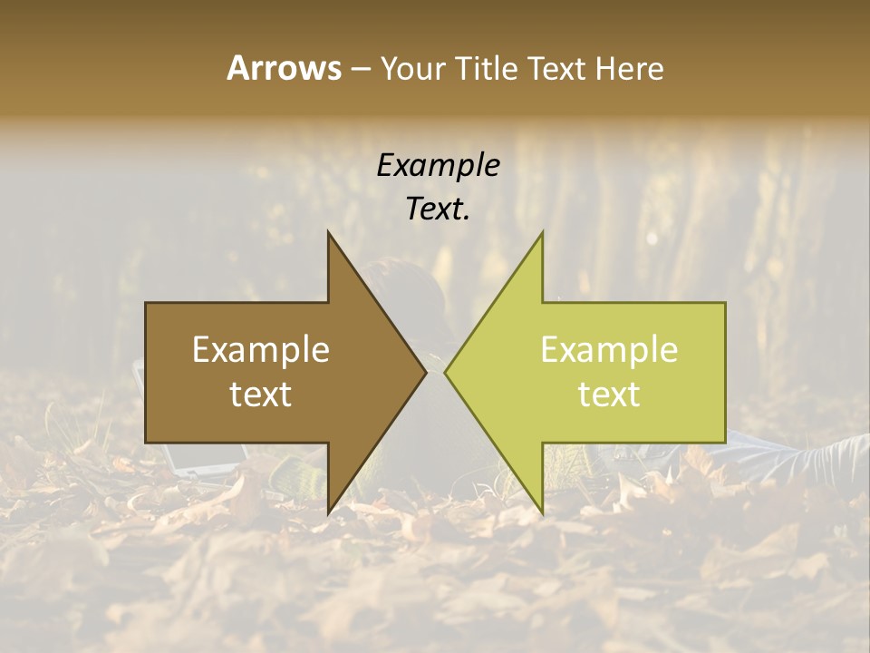 People Foliage Cute PowerPoint Template