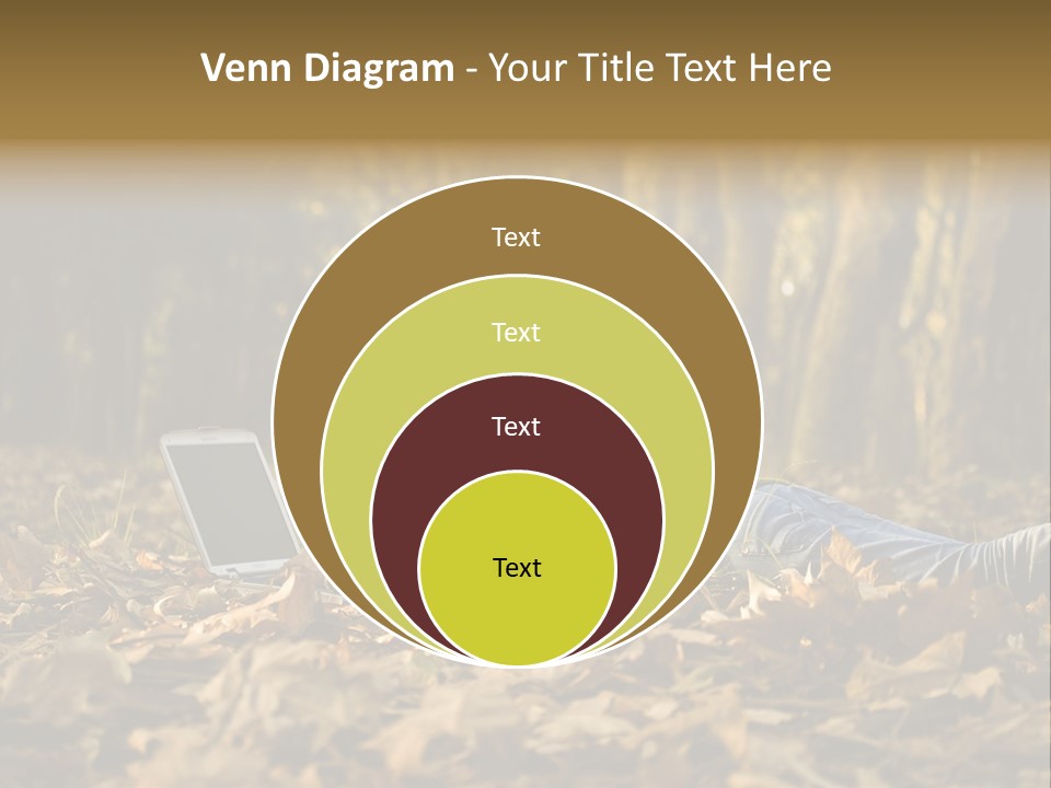People Foliage Cute PowerPoint Template