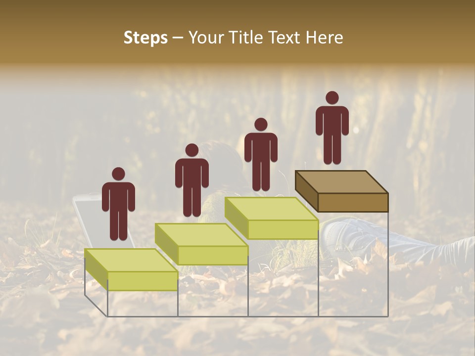 People Foliage Cute PowerPoint Template