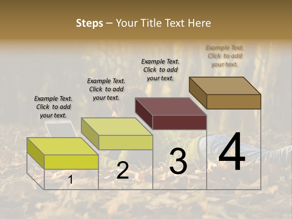 People Foliage Cute PowerPoint Template