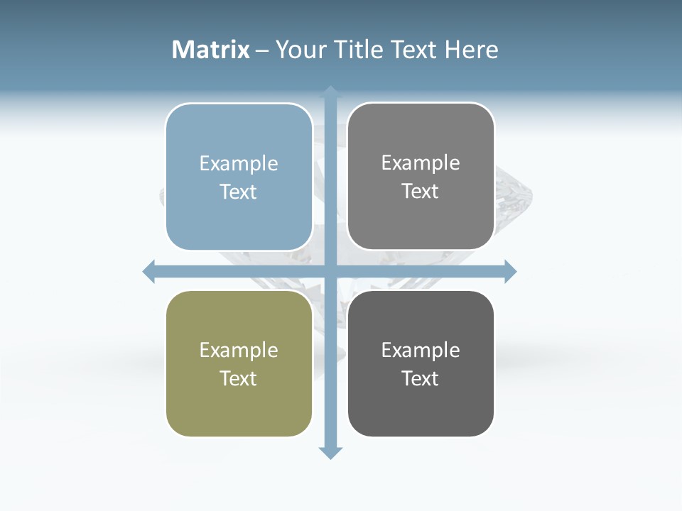 Glowing Background Diamond PowerPoint Template